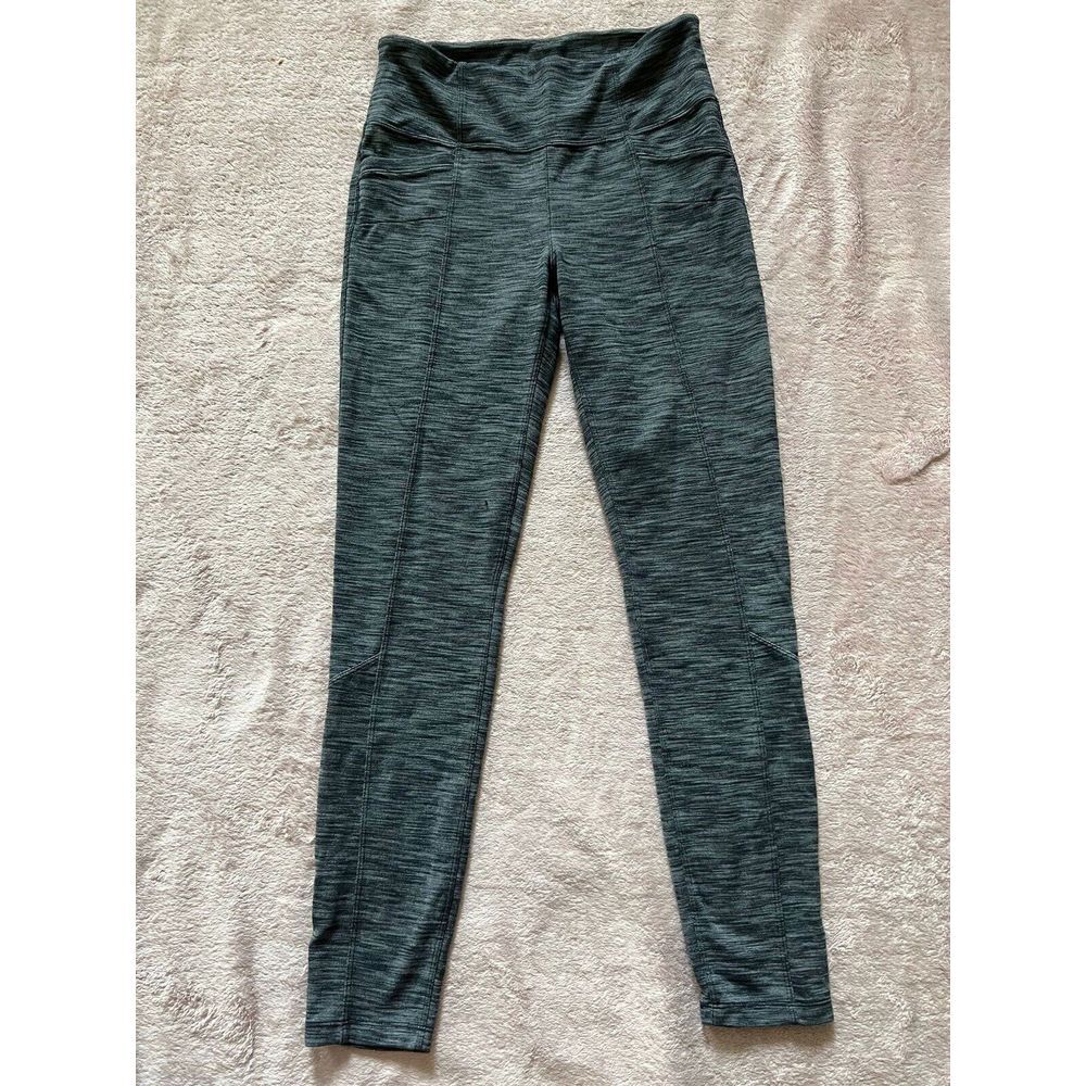 Athleta Chaturanga Tie Dye Leggings Womens Gray Sz Small